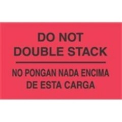 1000 – #DL3051 3×5″ No Pongnan Nada Encima De Esta Carga- Bilingual Label