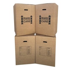 UBMOVE Kitchen Moving Boxes (4 Pack) Double Wall 18x18x28″ Heavy Duty Boxes