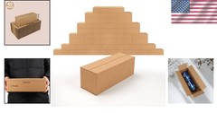 Brand New 40 Pack Small Cardboard Boxes Brown 12x4x4