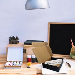 20 Pack 12x10x3 inches Black Shipping Boxes Corrugated Mailer Packaging Box