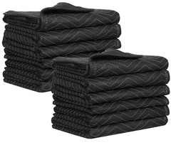 Moving Packing Blankets – Ultra Thick Pro – 72″ x 40″(27lb) – Professional Qu…