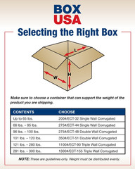 Shipping Boxes Flat 12″L X 9″W X 3″H, 25-Pack | Corrugated Cardboard Box for Pac