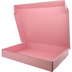 Pink Boxes for Small Business Pack of 25-13x10x2 inches Cardboard Corrugated …