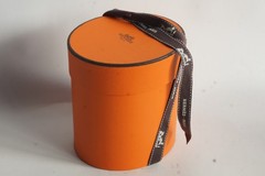 HERMES Orange cardboard box 20.5×17.5x10cm Samarkand (76221)