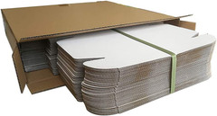 CH-BOX 50 Pack of 7x6x2”(Inner Size) Corrugated Mailers,Cardboard Shipping Boxe