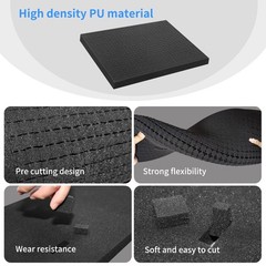 2PCS Pick and Pluck Foam 16 x 12 x 1in, High Density PU Customizable Pick Apa…