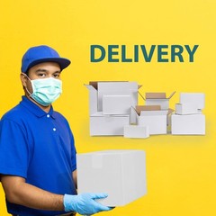 6x6x6 Inches Shipping Boxes Set of 40, White Corrugated Cardboard Box for Pac…