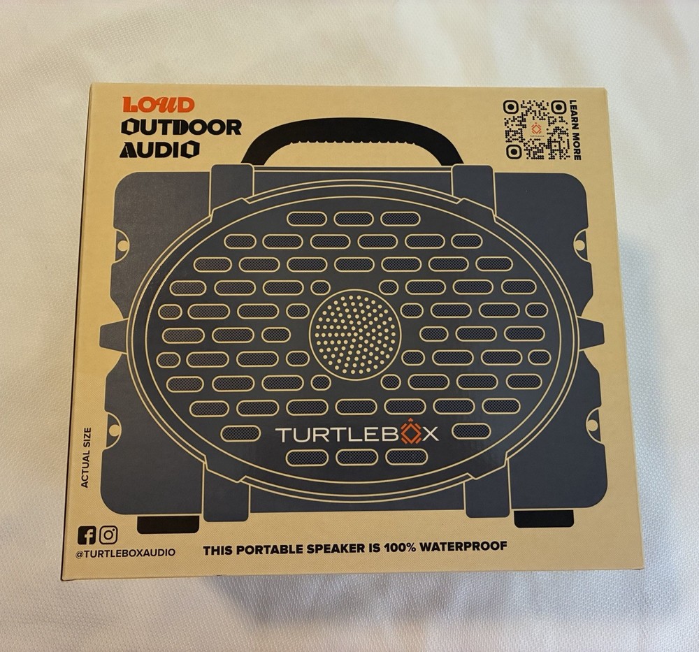 EMPTY BOX ONLY – Turtlebox Original Gen 3 Speaker Retail Box NO SPEAKER