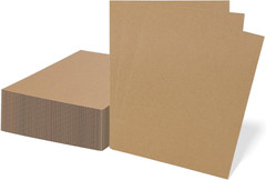 50 Pack 8X10 Corrugated Cardboard Sheets, Flat Cardboard Inserts for Shipping…
