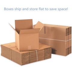 2 large corrugated cardboard shipping boxes (20x16x16 in) for mailing/storage.