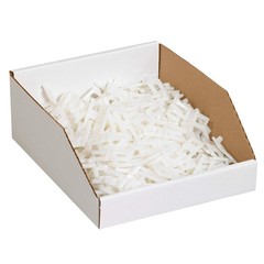 Box Usa Usa Bbinmt1012 Open Top Bin Boxes 10 X 12 X 4 1/2 Oyster White Pack Of