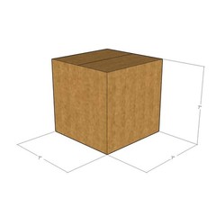 7x7x7 Corrugated Shipping Boxes 32 ECT Single-Wall, 5/Pack