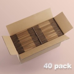 Durable 40-Pack 6x4x4 Cardboard Shipping Boxes – Easy Assembly & Recyclable