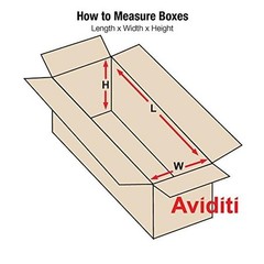 18x8x8 in Corrugated Cardboard Boxes 25 Pack Shipping Moving Storage Bulk New