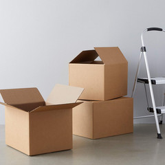 Amazon Basics Cardboard Moving Boxes for Packing and Shipping, Medium Size, 18″