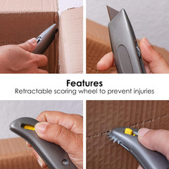 2 in 1 Carton Sizer Utility Knife Blade – Resize/Reduce Cardboard Shipping Boxes