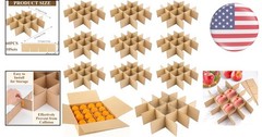 Cardboard Moving Box Divider Kit – 60 Partition Boards for Fragile Items