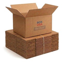 BOX USA Moving Boxes Medium 18″L x 14″W x 12″H 10-Pack |18x14x12