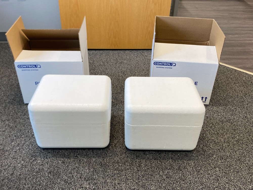 ControlIQ SL810-C48 1.5” Insulated Cooler Boxes w/Shipping Box Lot of 2 New