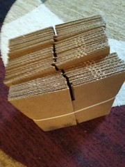 4″ x 4″ x 5″ Corrugated Boxes, 65 lbs Capacity Lot of 25