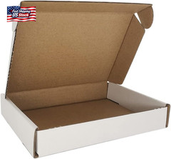 50 Pack 6X4X1” Small Shipping Boxes, Corrugated Cardboard Mailers for Business,
