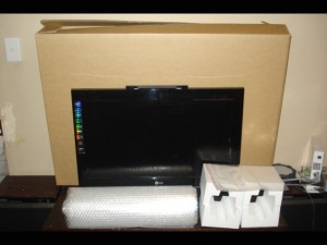 How to pack up a TV when Moving